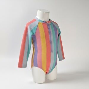 Rashguard One-Piece Girls Bathing Suite Size 5t